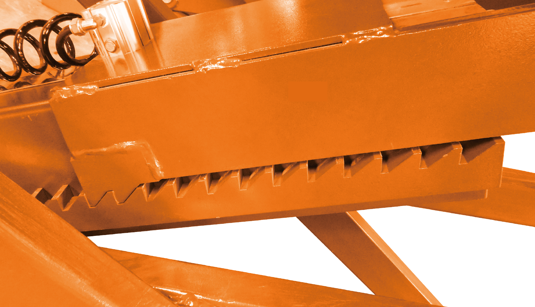 机械锁和气动解锁装置